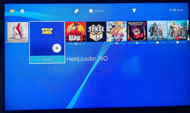 Consola PS4 Sony 1TB con gold hen en su caja. - 6