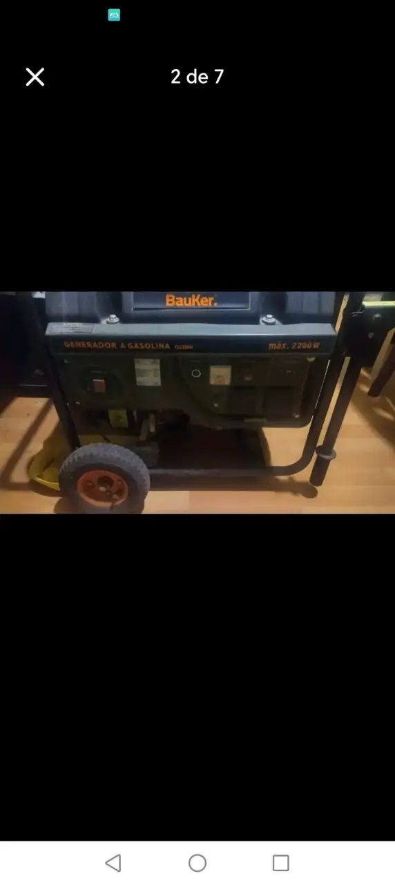 Generador a Gasolina Bauker 2200W - 3