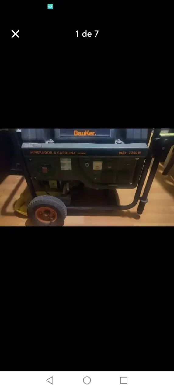 Generador a Gasolina Bauker 2200W - 4