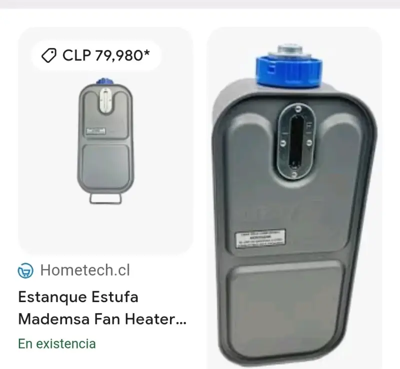 Estanque para estufa parafina - 2