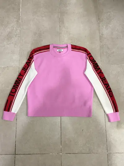 Sweater Tommy Hilfiger rosa - miniatura 1
