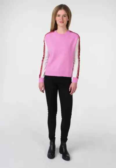 Sweater Tommy Hilfiger rosa - miniatura 4