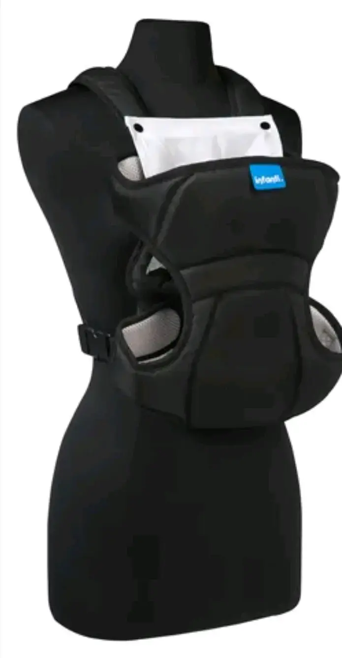 Mochila portabebé Infanti negra ergonómica - 2