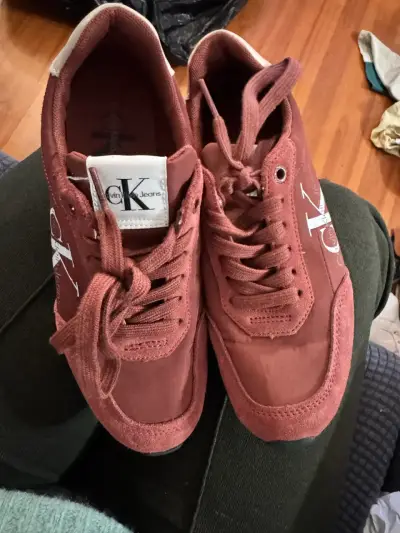 Zapatillas Calvin Klein Retro Runner Burdeos - miniatura 1