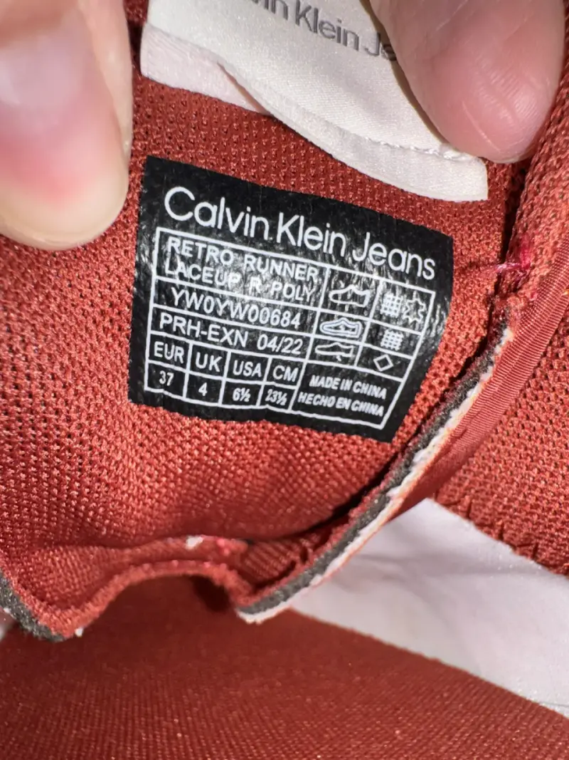 Zapatillas Calvin Klein Retro Runner Burdeos - 2