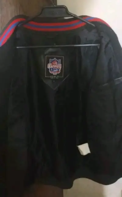 Chaqueta NFL Game Day Patriots Azul y Negra - miniatura 1