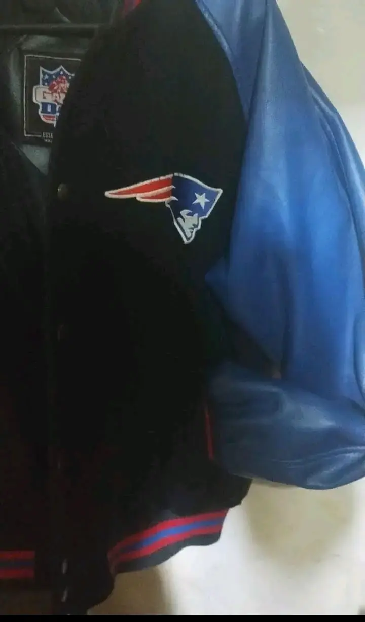 Chaqueta NFL Game Day Patriots Azul y Negra - 2