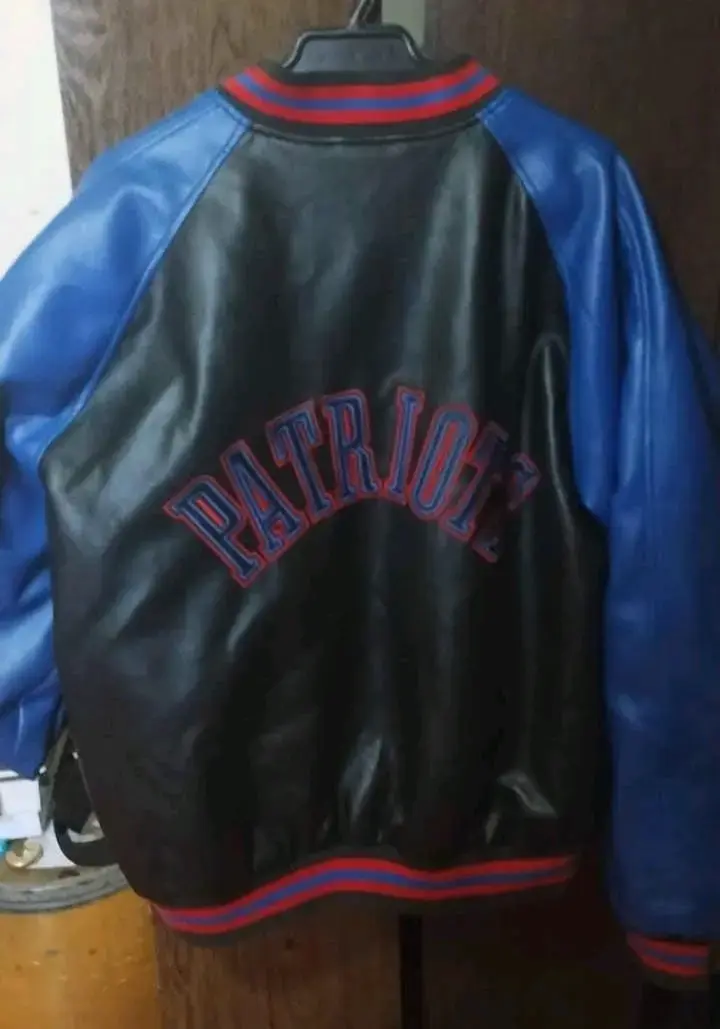 Chaqueta NFL Game Day Patriots Azul y Negra - 3