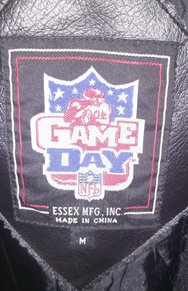 Chaqueta NFL Game Day Patriots Azul y Negra - 4