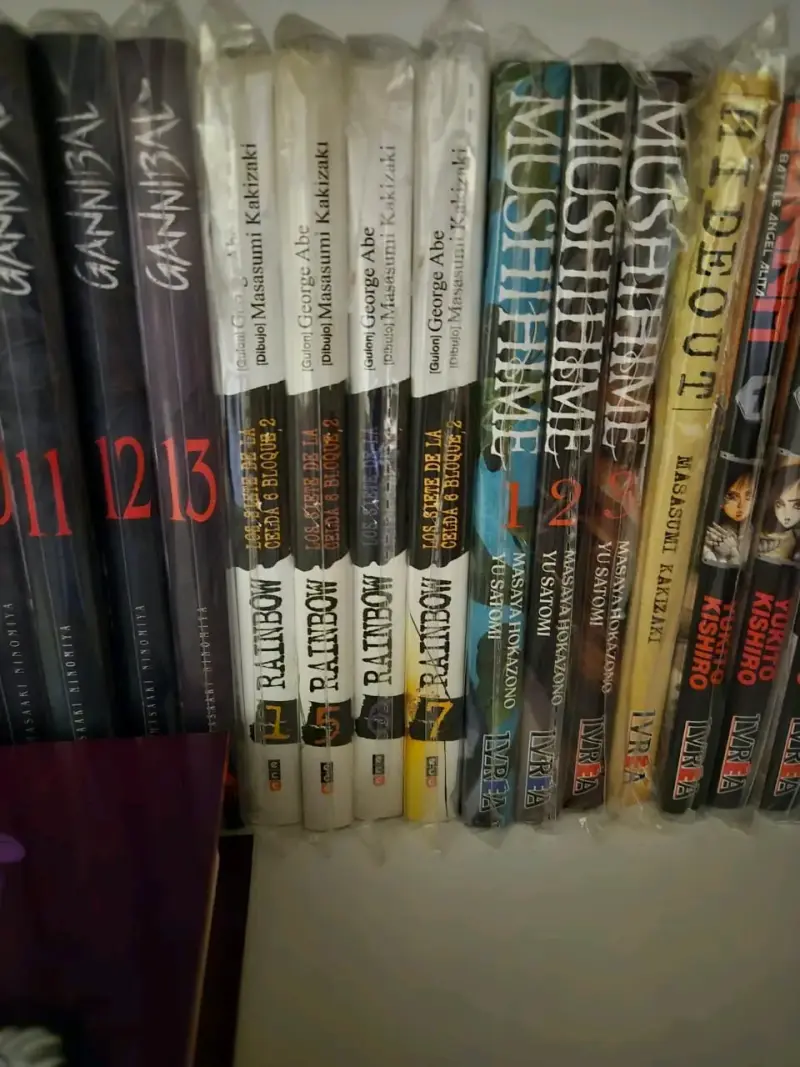 Colección de mangas Rainbow y Hideout.