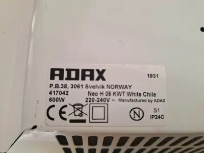 Calefactor WiFi de bajo consumo ADAX Neo H 06 - miniatura 2