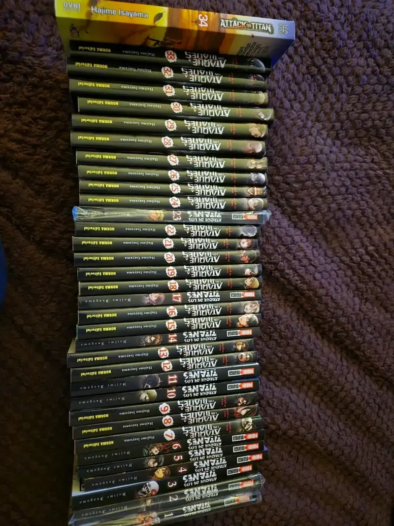 Colección completa de mangas Attack on Titan - 1
