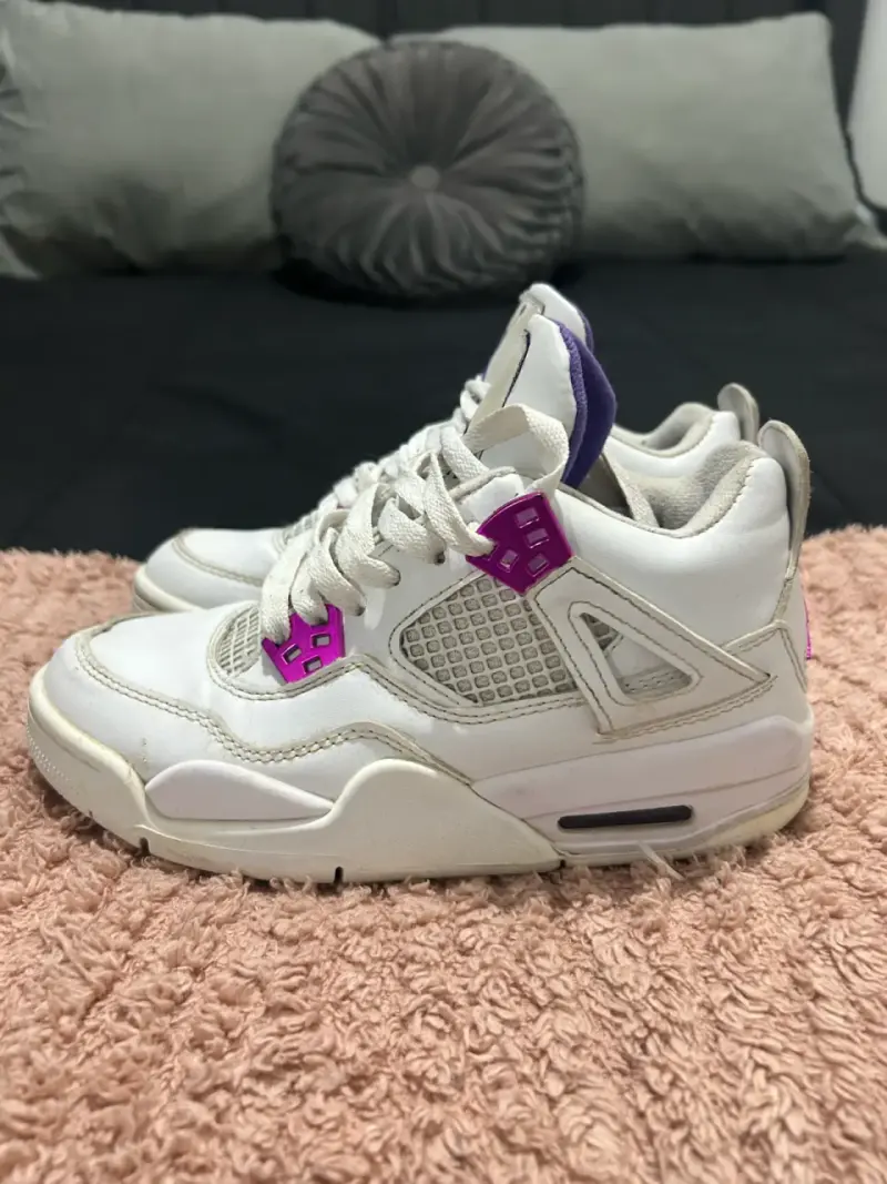Zapatillas blancas Jordan retro 4 - 2