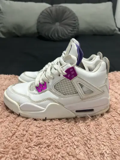 Zapatillas blancas Jordan retro 4 - miniatura 2