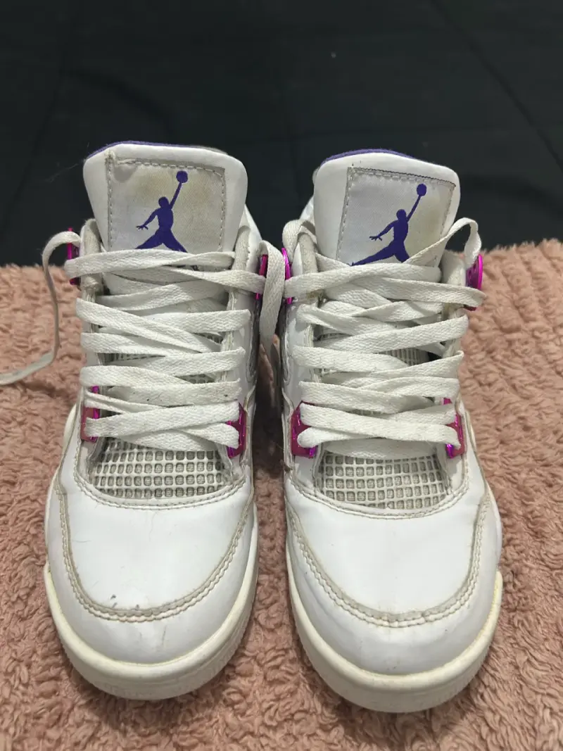 Zapatillas blancas Jordan retro 4 - 4