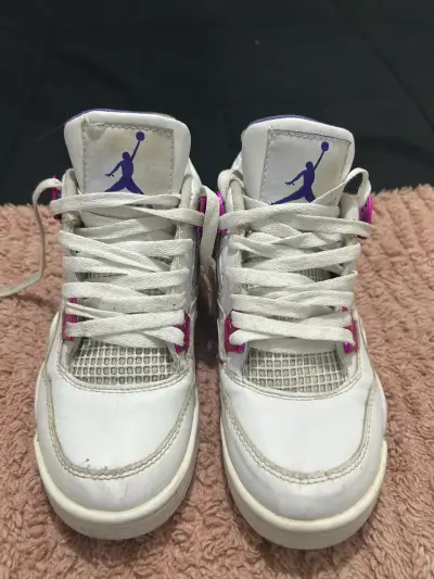 Zapatillas blancas Jordan retro 4 - miniatura 4