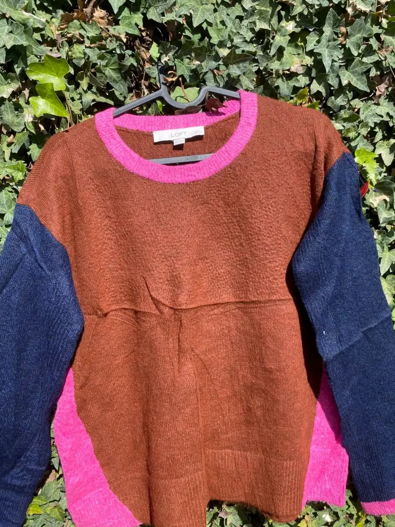 Suéter de lana multicolor para mujer - 3