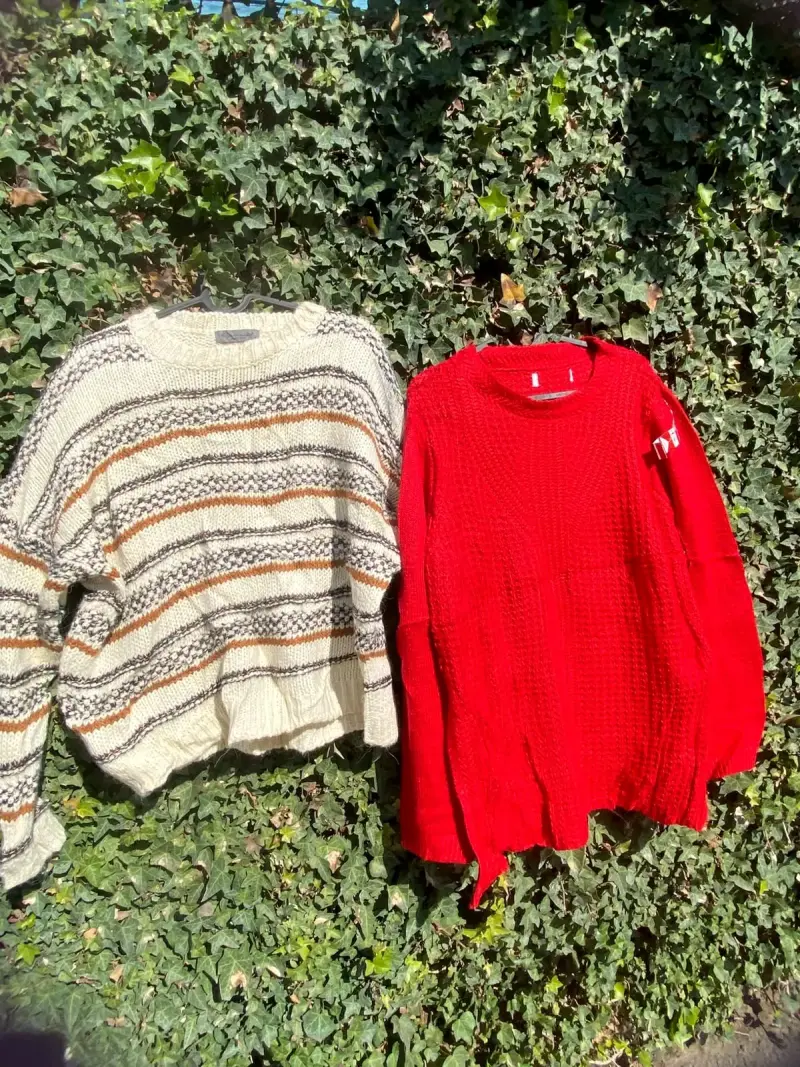 Suéter de lana multicolor para mujer - 6