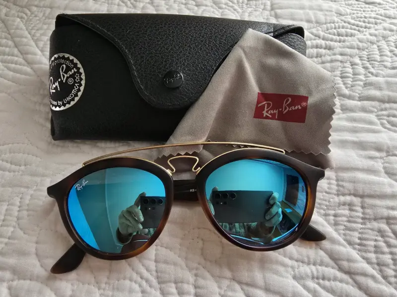 Gafas de sol Ray-Ban con estuche y paño - 1