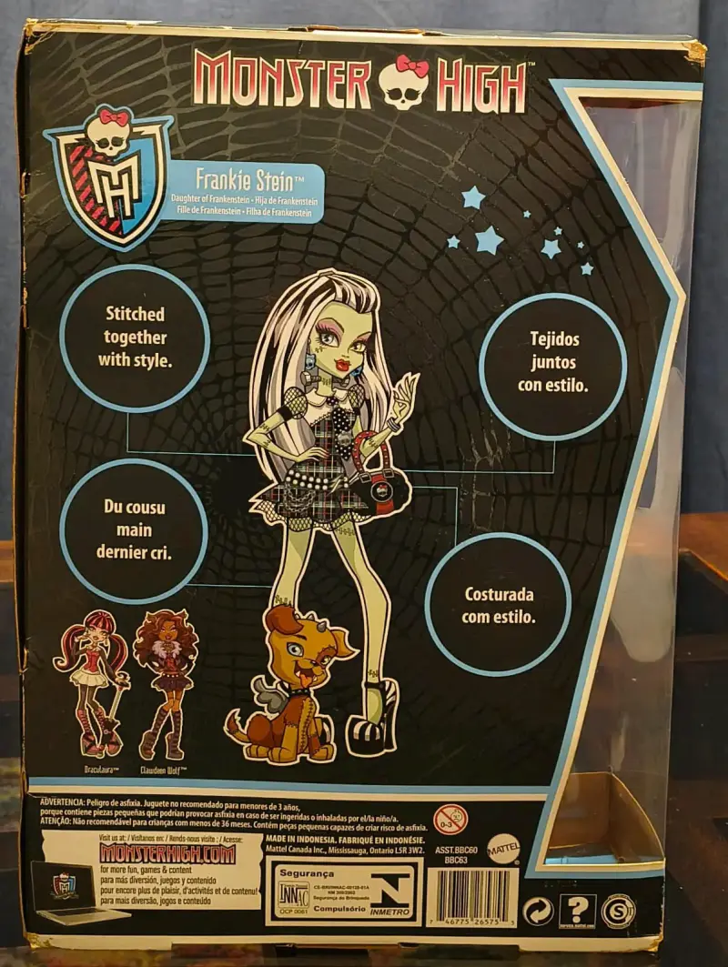 Muñeca Frankie Stein Monster High con Accesorios - 3