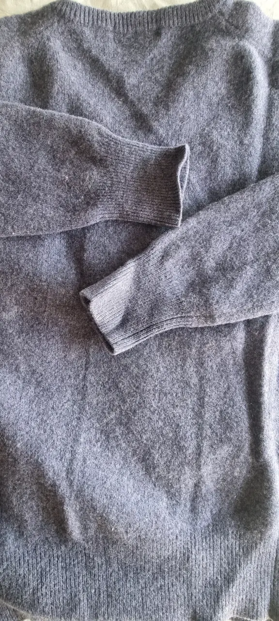 Suéter de lana Saville Row gris - 4
