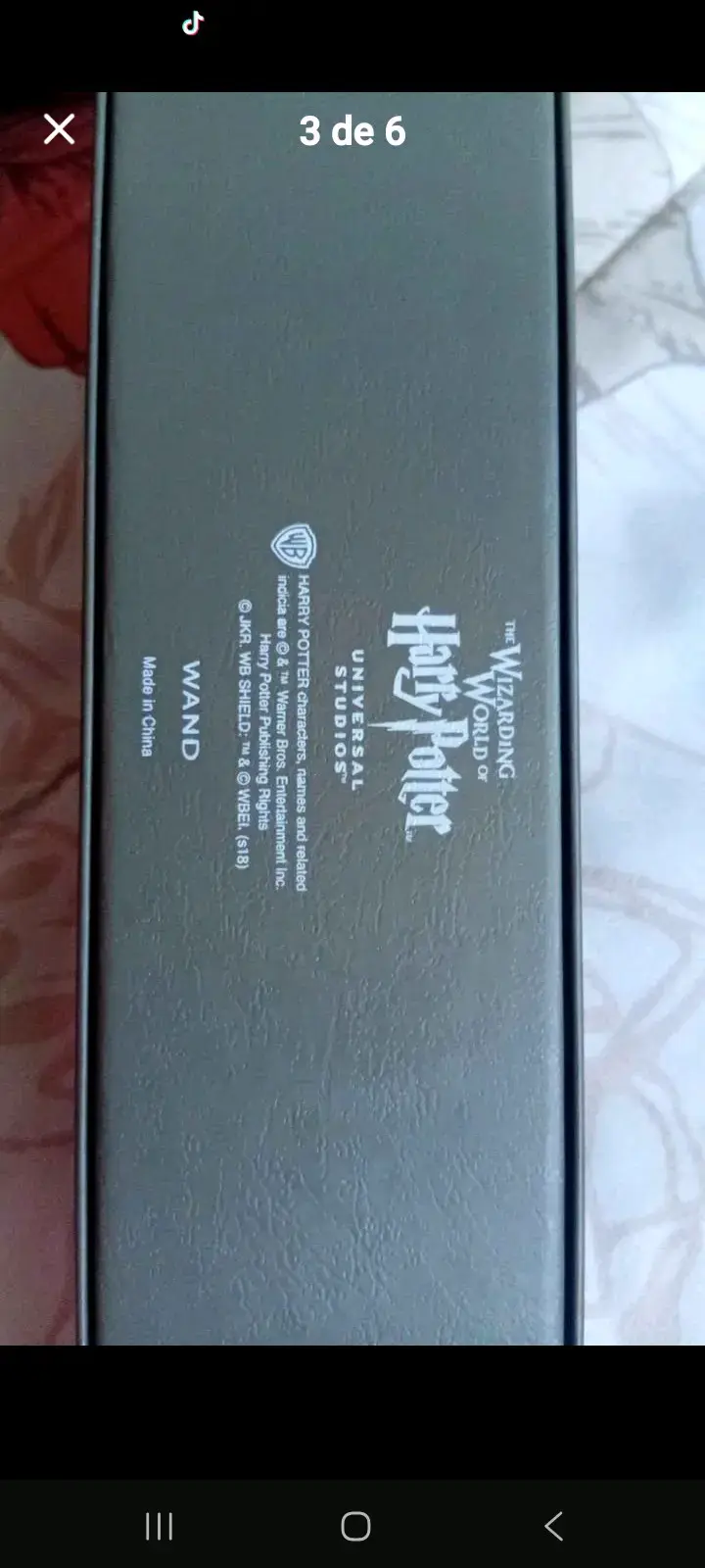 Varita de sauco (Dumbledore) de colección con caja - 6