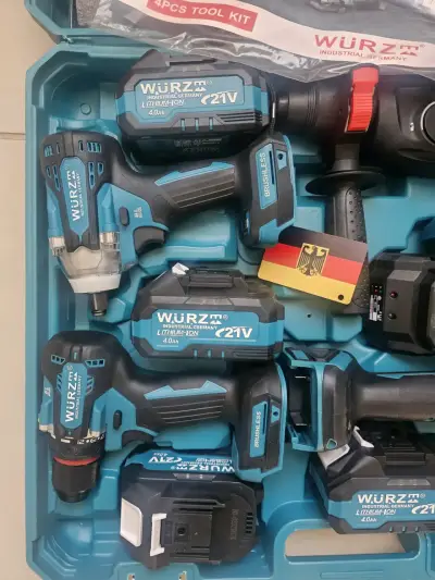 Kit de herram. eléct. Würz 21V con batería - miniatura 1