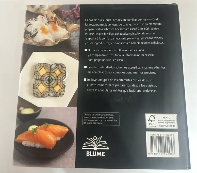 Libro 500 Recetas de Sushi por Caroline Bennet - 2