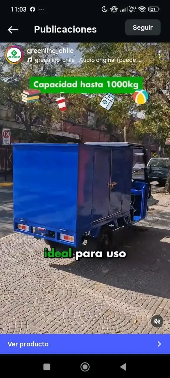 Motocarro eléctrico con gran capacidad de carga - 2