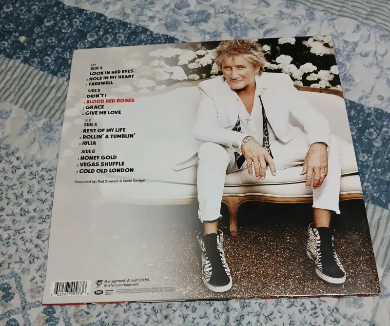 Vinilo Rod Stewart Blood Red Roses 2xLP - 2