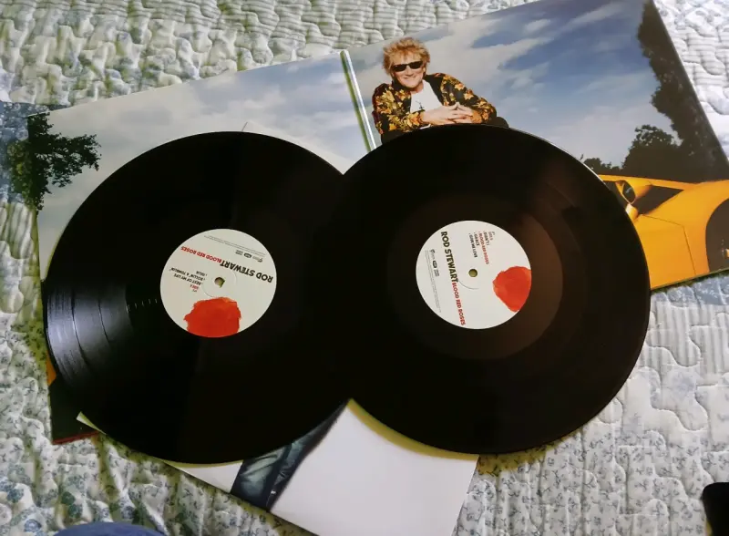 Vinilo Rod Stewart Blood Red Roses 2xLP - 3