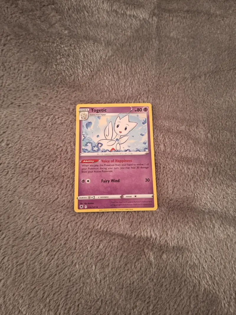 Lote de Cartas Pokémon Dewpider, Panpour, Togetic y Araquanid - 3