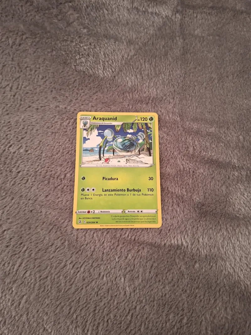 Lote de Cartas Pokémon Dewpider, Panpour, Togetic y Araquanid - 4