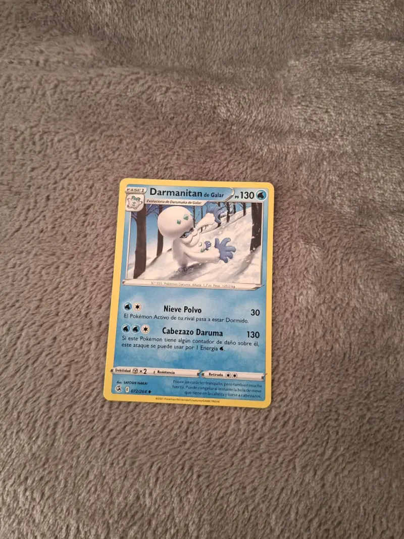 Lote de Cartas Pokémon Metapod, Cloyster, Gossifleur y Darmanitan - 4