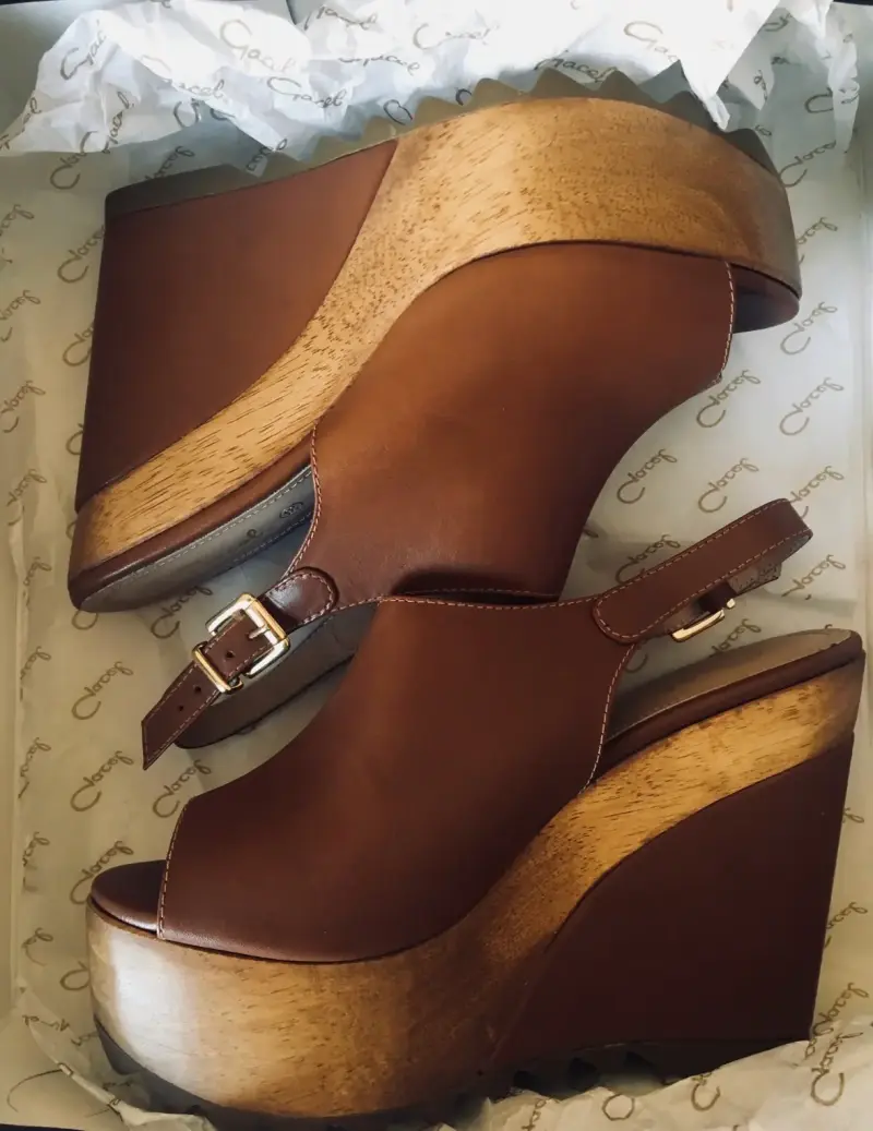 Sandalias de Cuero Marrón para Mujer - 2