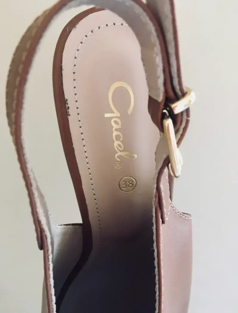 Sandalias de Cuero Marrón para Mujer - 3
