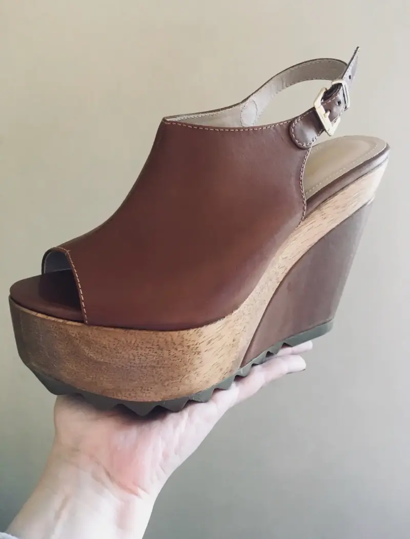 Sandalias de Cuero Marrón para Mujer - 5
