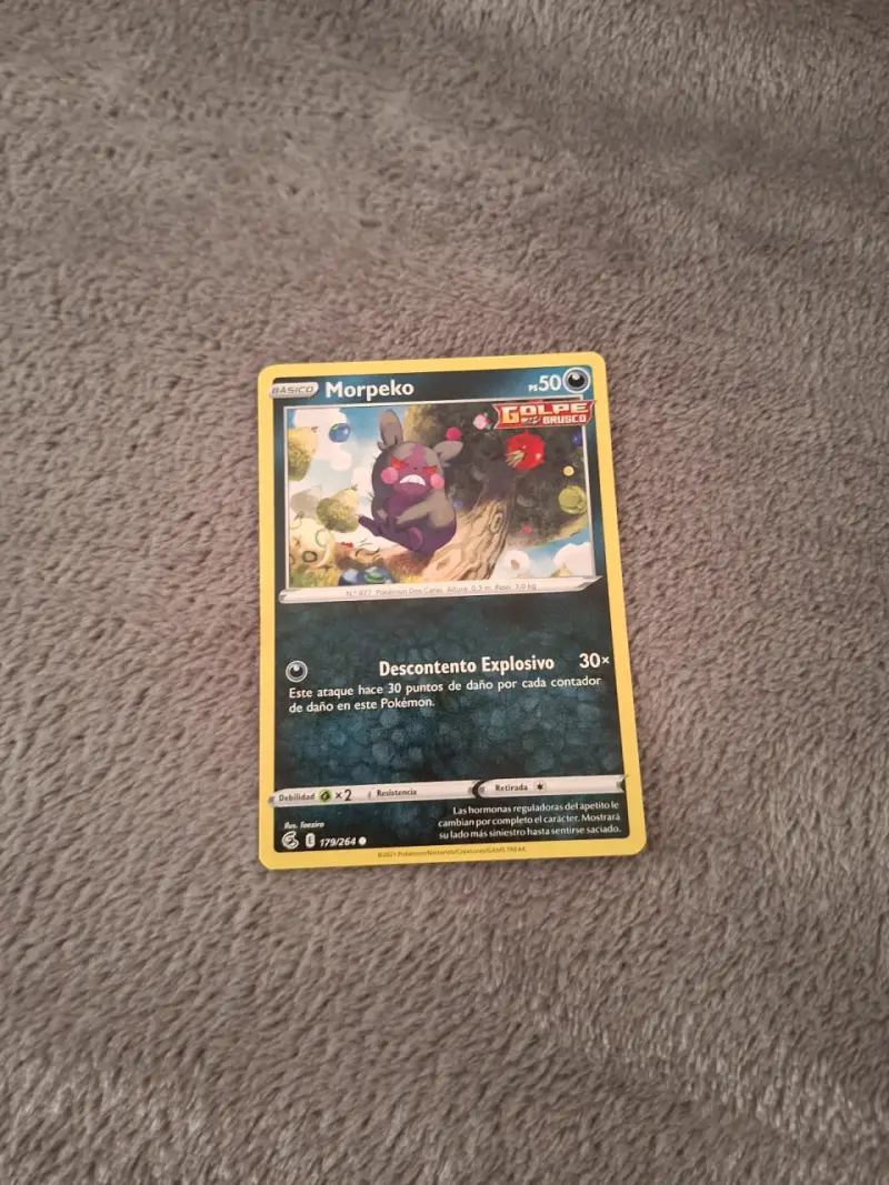 Lote de cartas Pokémon Togedemaru, Morpeko, Victini y Duskull - 2