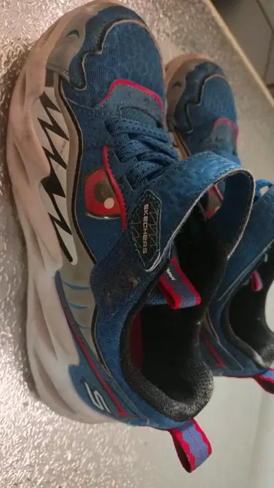 Zapatillas Skechers deportivas azules para niños - miniatura 2