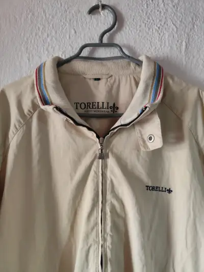 Chaqueta beige Torelli para hombre con cierre - miniatura 1