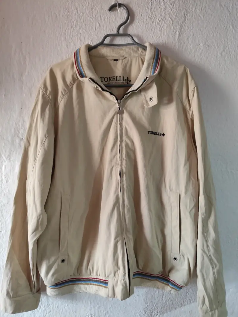 Chaqueta beige Torelli para hombre con cierre - 2