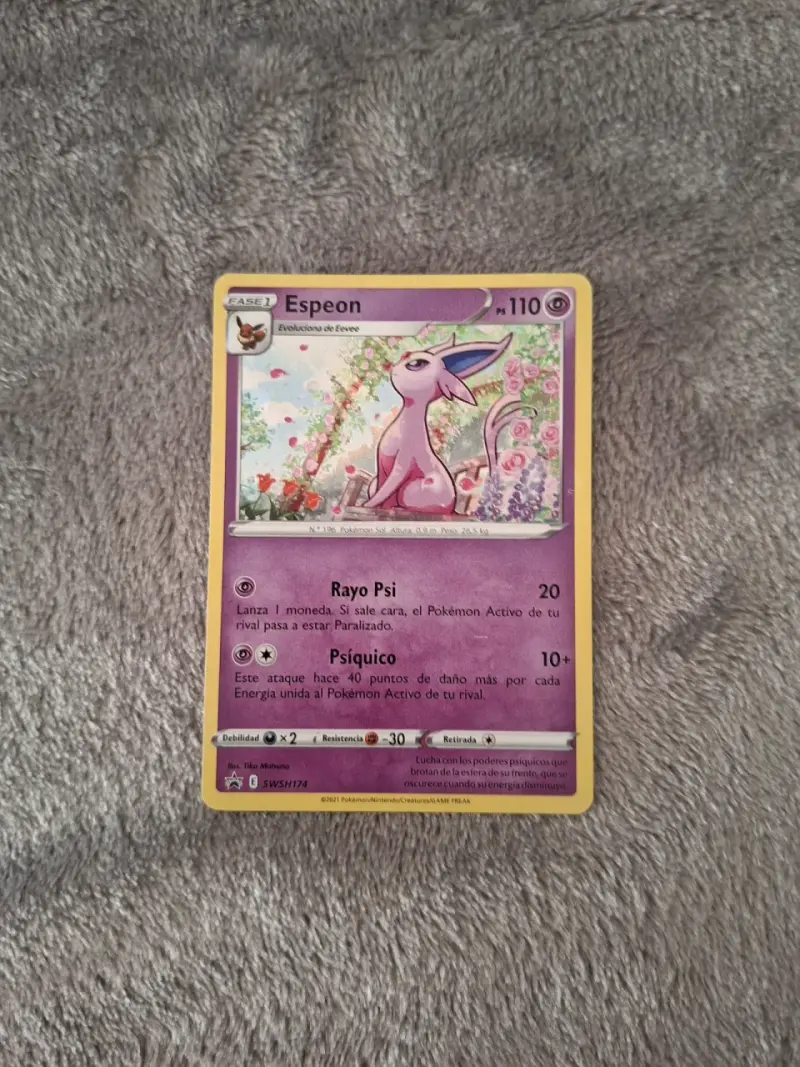 Carta Pokémon Espeon Holográfica SWSH174 - 1