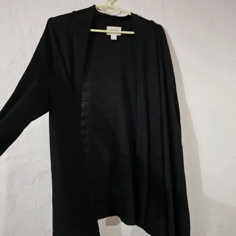 Cárdigan negro University Club talla L - 2