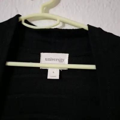 Cárdigan negro University Club talla L - miniatura 3