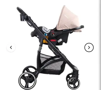Coche de bebé Bebesit con moisés y silla de auto - miniatura 1