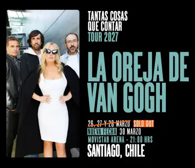 Entradas Platinum La Oreja de Van Gogh, Chile 2027 - miniatura 1