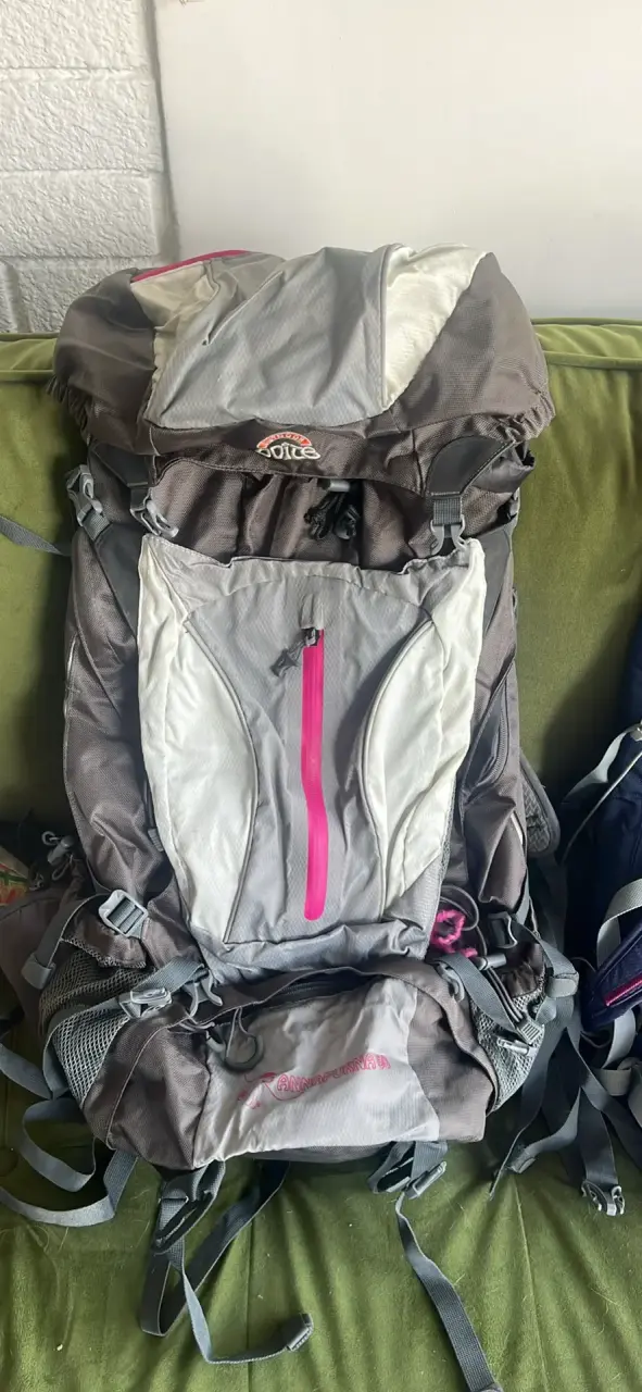 Mochila de senderismo Annapurna 60L gris - 1