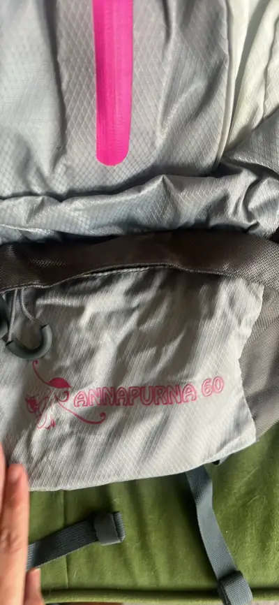 Mochila de senderismo Annapurna 60L gris - miniatura 3
