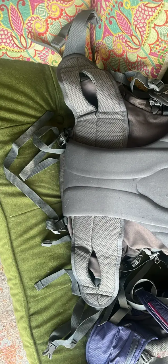 Mochila de senderismo Annapurna 60L gris - 4