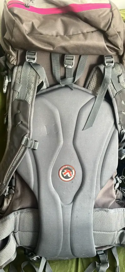 Mochila de senderismo Annapurna 60L gris - miniatura 5